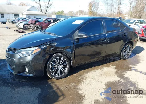 2016 Toyota Corolla S Plus z USA, uszkodzony, nr VIN 5YFBURHEXGP522300
